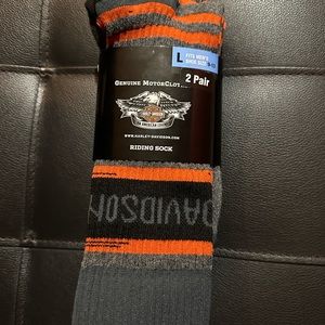 HARLEY DAVIDSON RIDING SOCKS-2 PAIR-NWT